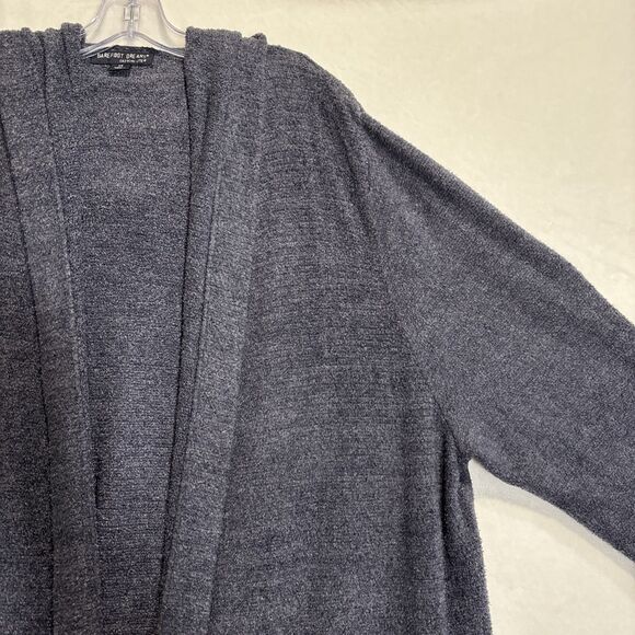Barefoot Dreams Cardigan Women's 3X Hooded CozyChic Lite Knit Sweater Pockets - Picture 4 of 15